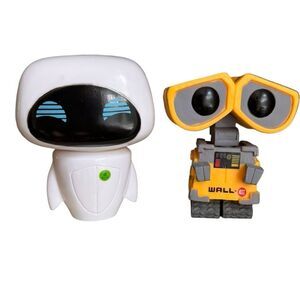 Funko Pop! Wall-E & Eve Disney Pixar Bundle of 2 Collectible Figurines.